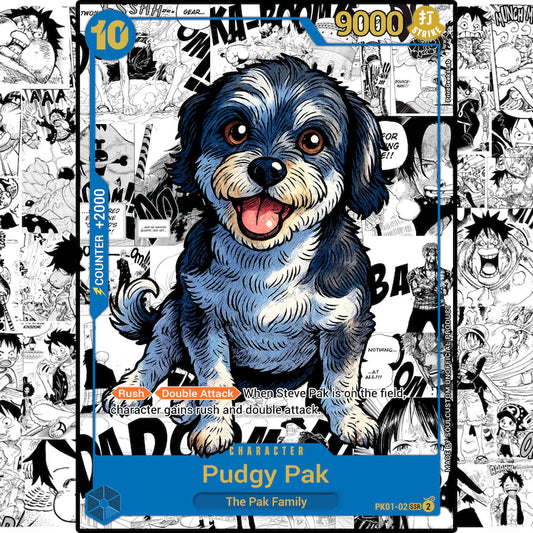Personalized One Piece TCG Card With Manga Panel, Custom Couple Gift
