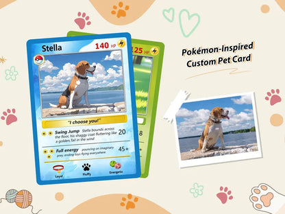 Pet Pokemon Card - Free Shipping