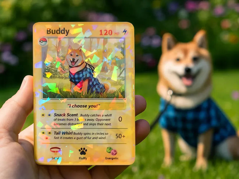 Pet Pokemon Card - Free Shipping